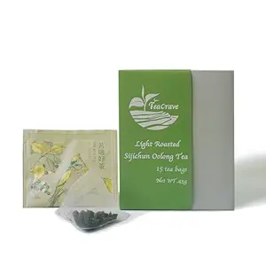 Teacrave, Light Roasted Sijichun Oolong Tea Bags 15 Sachets (45g) | Taiwan Oolong | Four Season Oolong